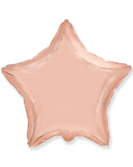 Звезда Розовое Золото 46см