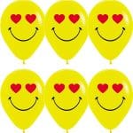 Emoji Смайл влюбленный пастель
