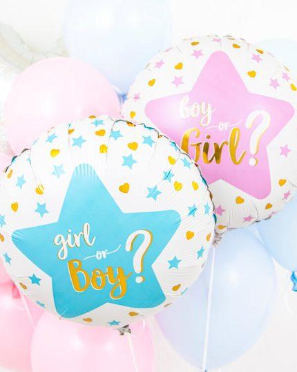 Круг Гендер Пати Голубой Розовый